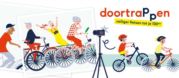 Beeld Doortrappen voor kinder(fiets)en